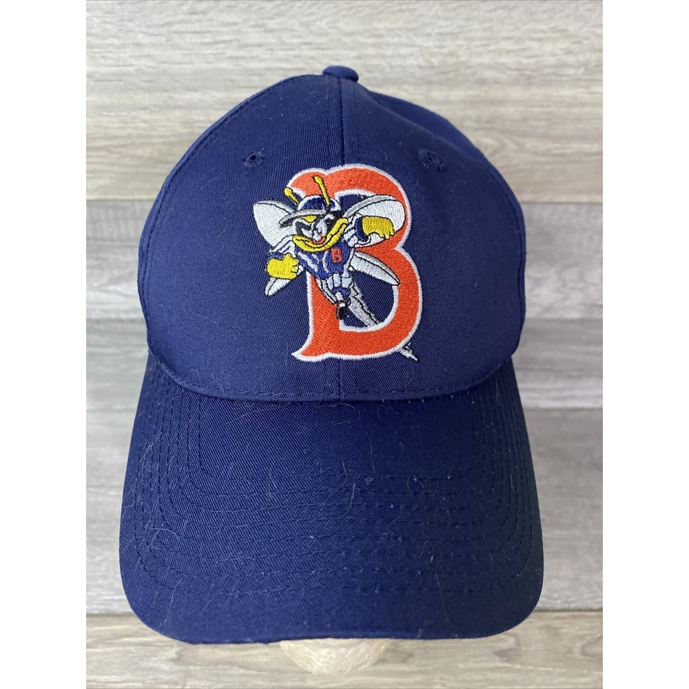 Outdoor Cap Binghamton Rumble Ponies MiLB Baseball Hat Navy Blue Snapback S/M